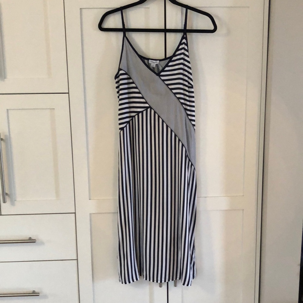 NWT Splendid V-Neck Spaghetti Strap Midi Dress S
